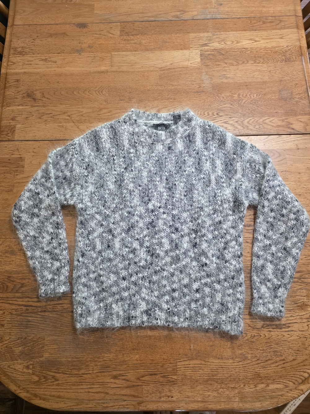 Pasta Wool Blend Retro Cozy Cabin Sweater